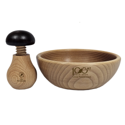 Komplet do orzechów z miską 16 cm  + grawer